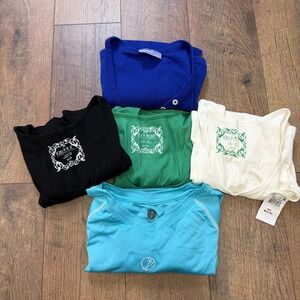 Maternity Top Bundle 5pc Mixed Lot Pea in the Pod Michael Stars BornFit Sz MED